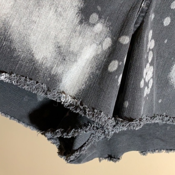 Torrid Grey Denim Distressed “Bleached” Shorts - Picture 7 of 10